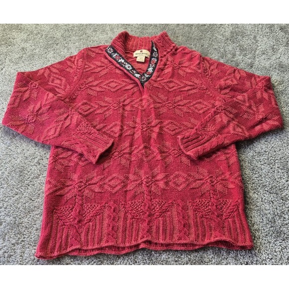 Woolrich Sweaters - Woolrich Ruby Red Sweater Womens Medium Warm Cozy‎